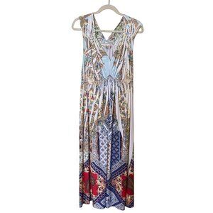 Boho Maxi Dress 1X Babydoll Beach Resort Vacation